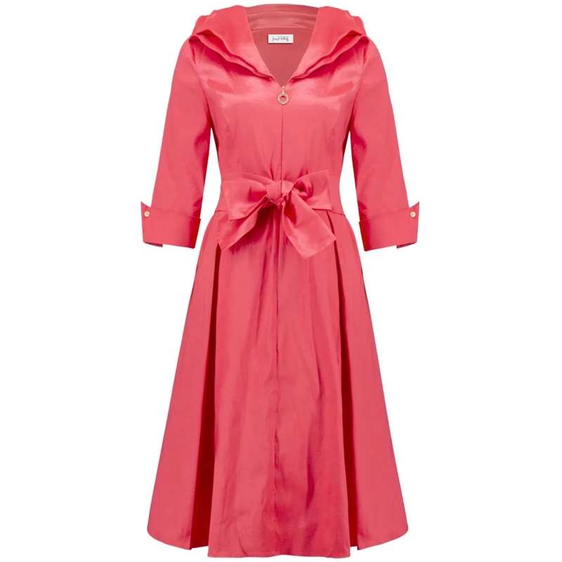 Joseph Ribkoff Midikleid Joseph Ribkoff Lds Dress Jurken Koraal 261719 mehrfarbig