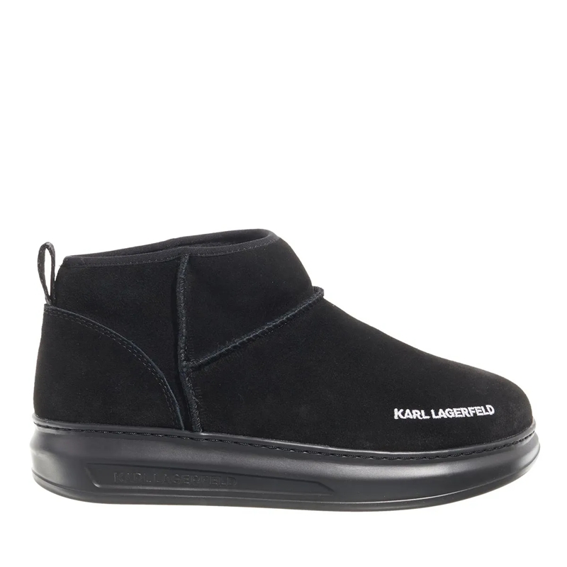 Karl Lagerfeld Winterboots Kapri Kosi Lo Slip On Boot Black Suede