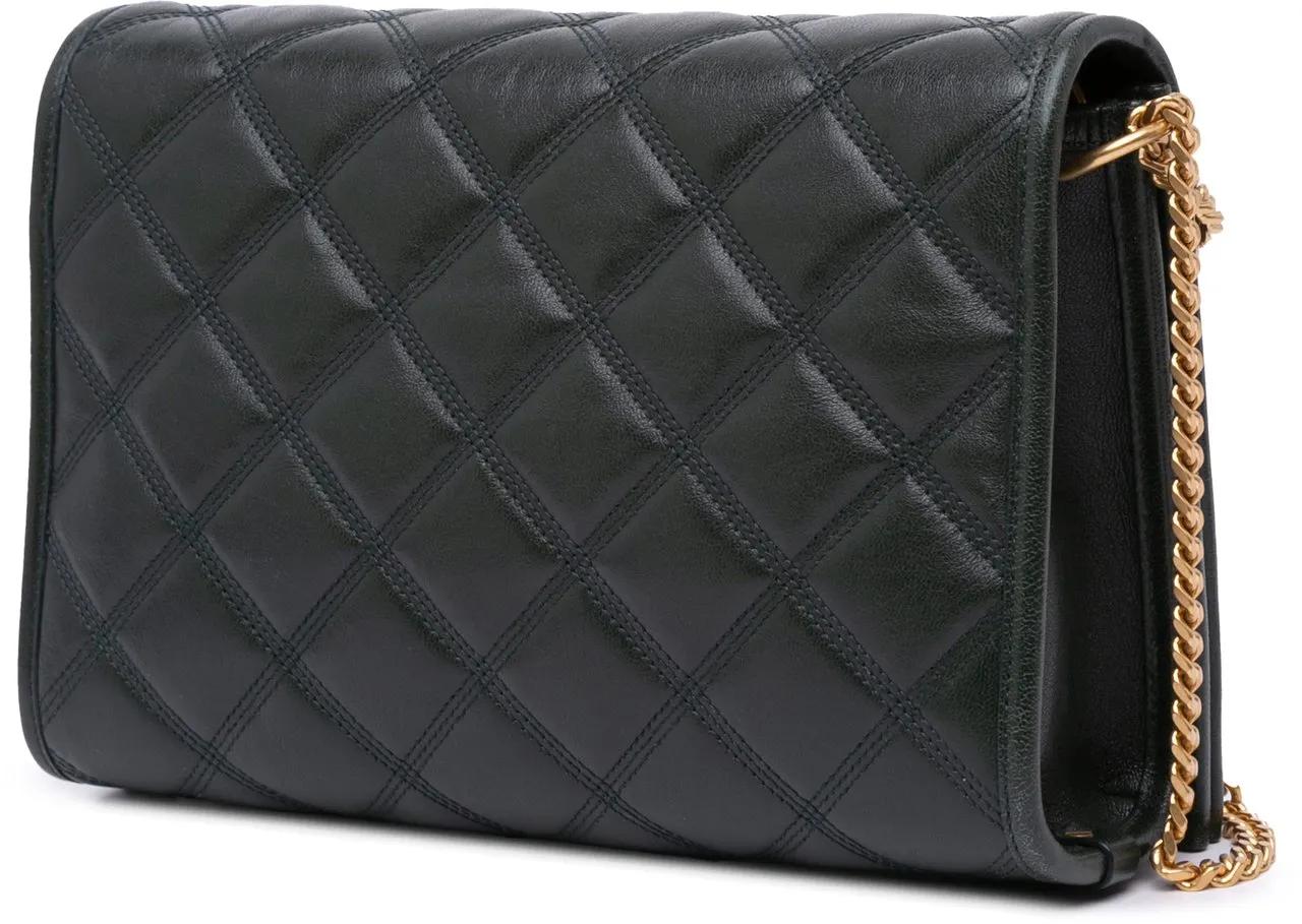 Thumbnail - Saint Laurent Hobo Bags - Small Quilted Lambskin Becky Chain Shoulder Bag - Gr. unisize - in Grün - für Damen