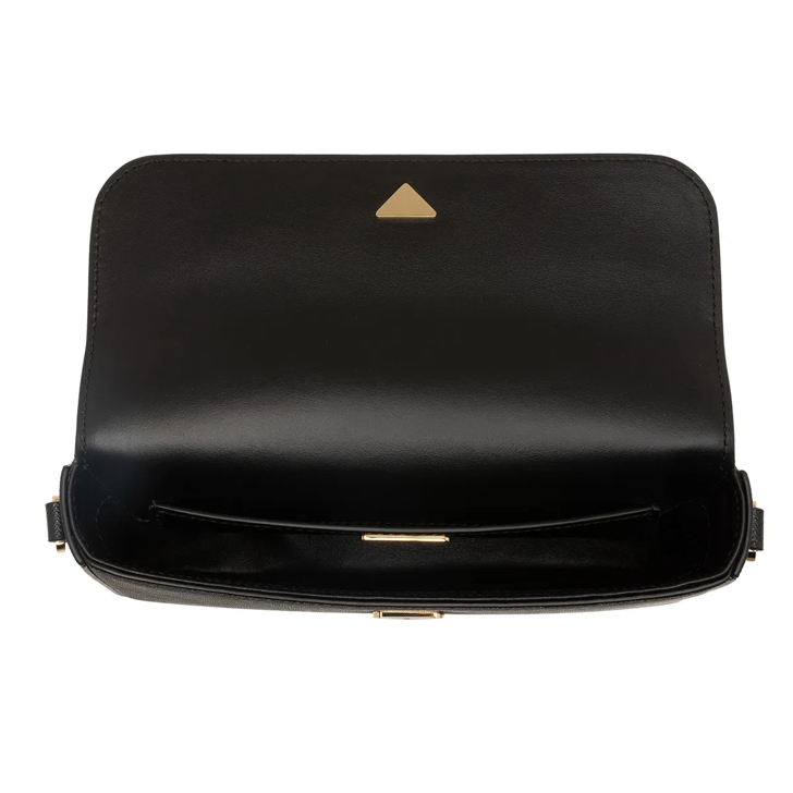 Prada Saffiano Lux Mini Crossbody Bag Black Crossbody Bag