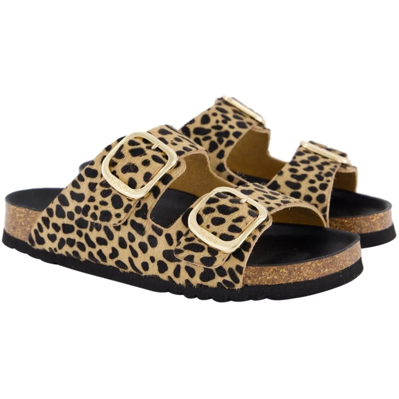 SCHOLL Slides Dames Noelle Slipper Leopard beige(Image 4)