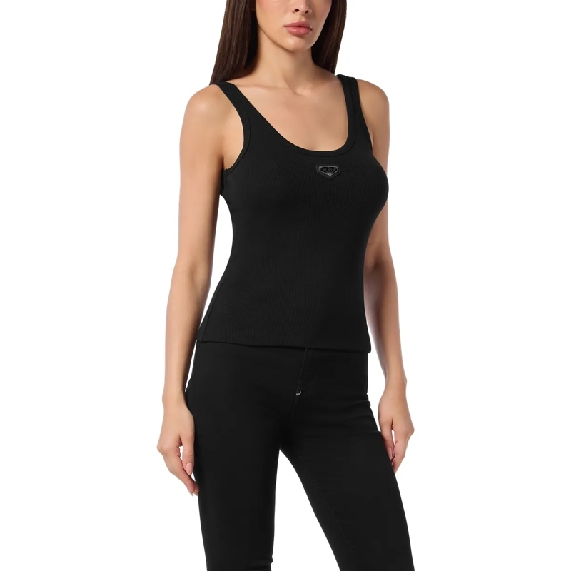 Philipp Plein Top Tank-Top schwarz(Image 3)