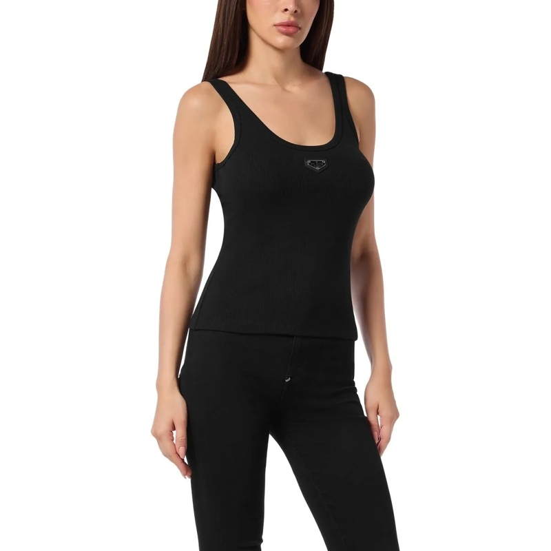 Philipp Plein Top Tank-Top schwarz(Image 3)
