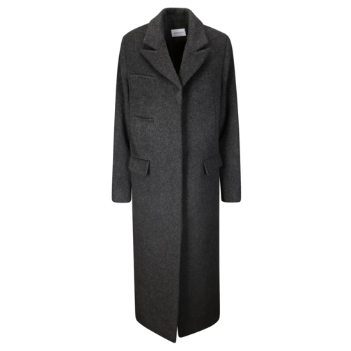 16Arlington Übergangsmäntel Single-Breasted Wool Blend Coat Grey