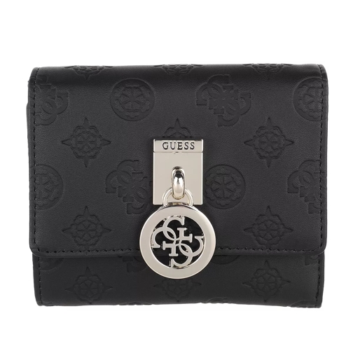 Guess Ninnette Small Trifold Wallet Black Tri-Fold Portemonnaie