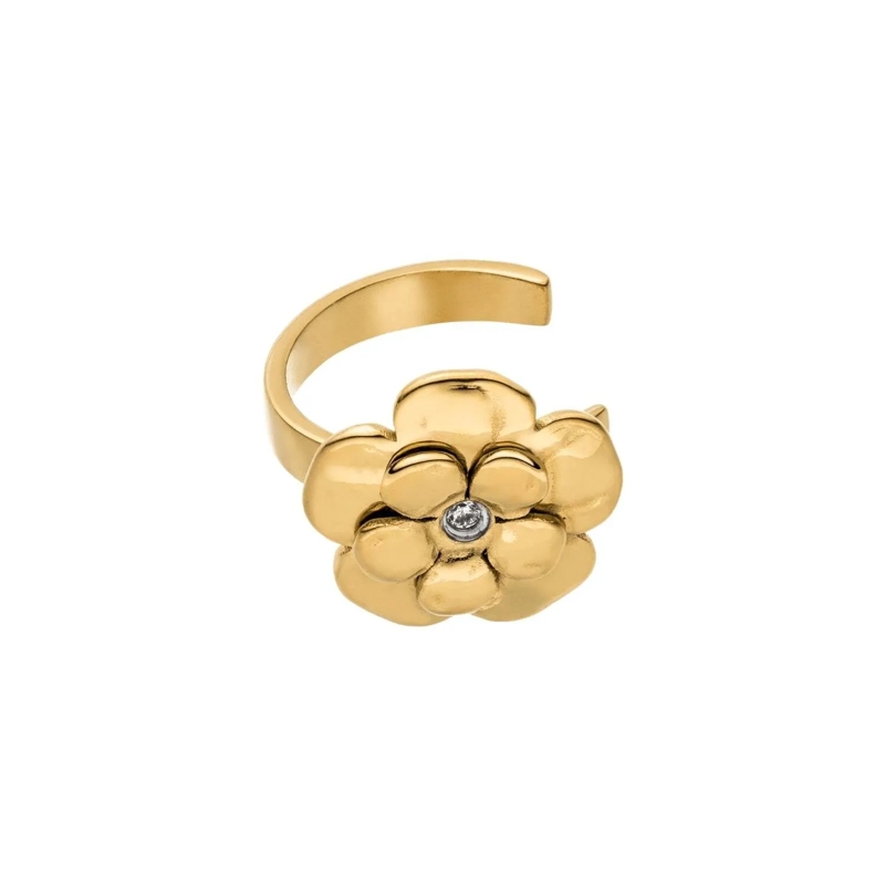 Purelei Ohrstecker Earcuff Flower gold