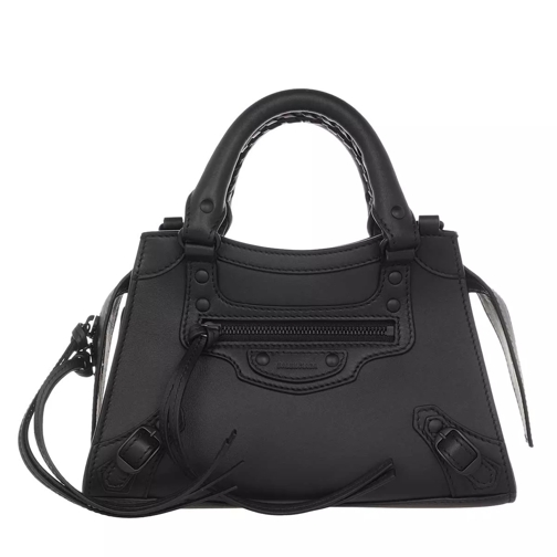 Balenciaga Neo Classic Mini Top Handle Bag Leather Black Satchel