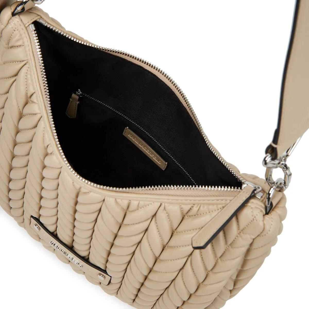 Thumbnail - Karl Lagerfeld Hobo Bags - K/WEAVE HOBO-TASCHE - Gr. unisize - in Beige - für Damen