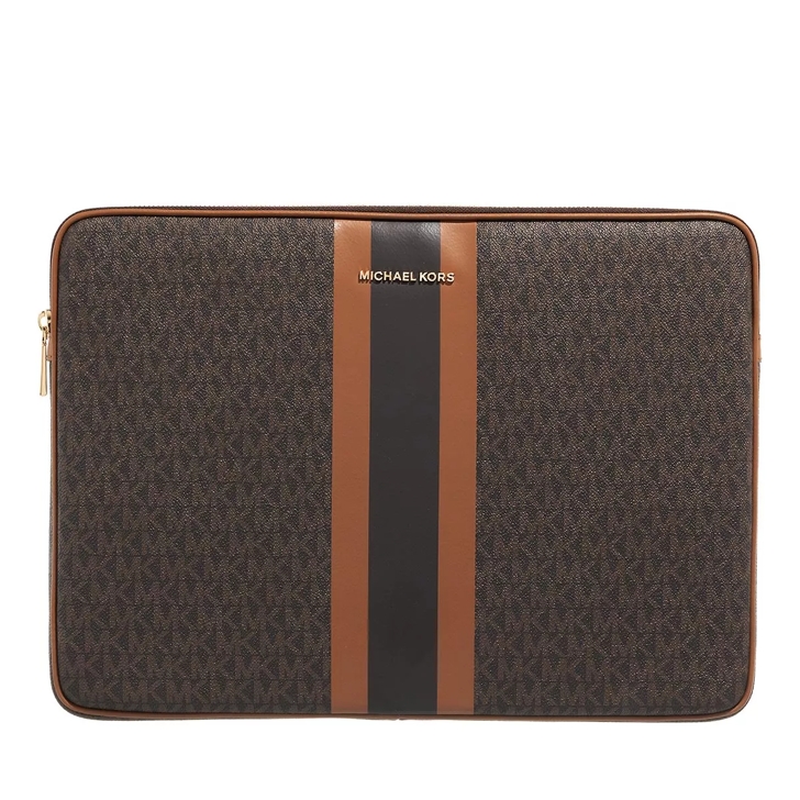 Michael Kors Jet Set Large Laptop Case Brown Acorn Laptop Sleeve