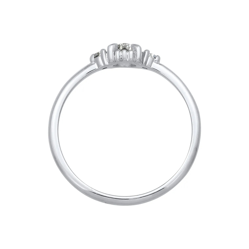Elli Diamantring Ring Diamant Salt Pepper (0.11 ct.) Topas 925 Silb silber(Image 7)
