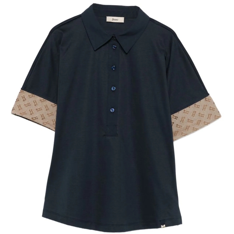 Herno Polo T-Shirts And Polos Blue dunkelblau