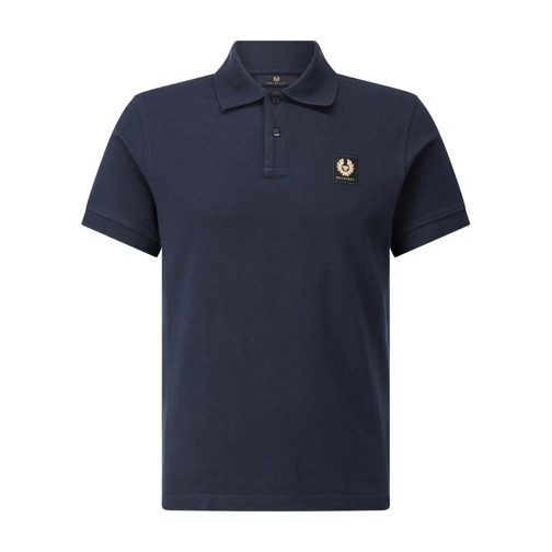 Belstaff Polo shirt Poloshirt mit Logo Dunkelblau