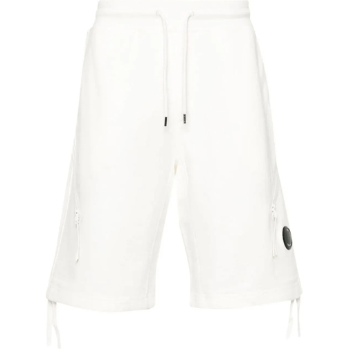 CP Company Kurze Hosen Sweatshort white weiß