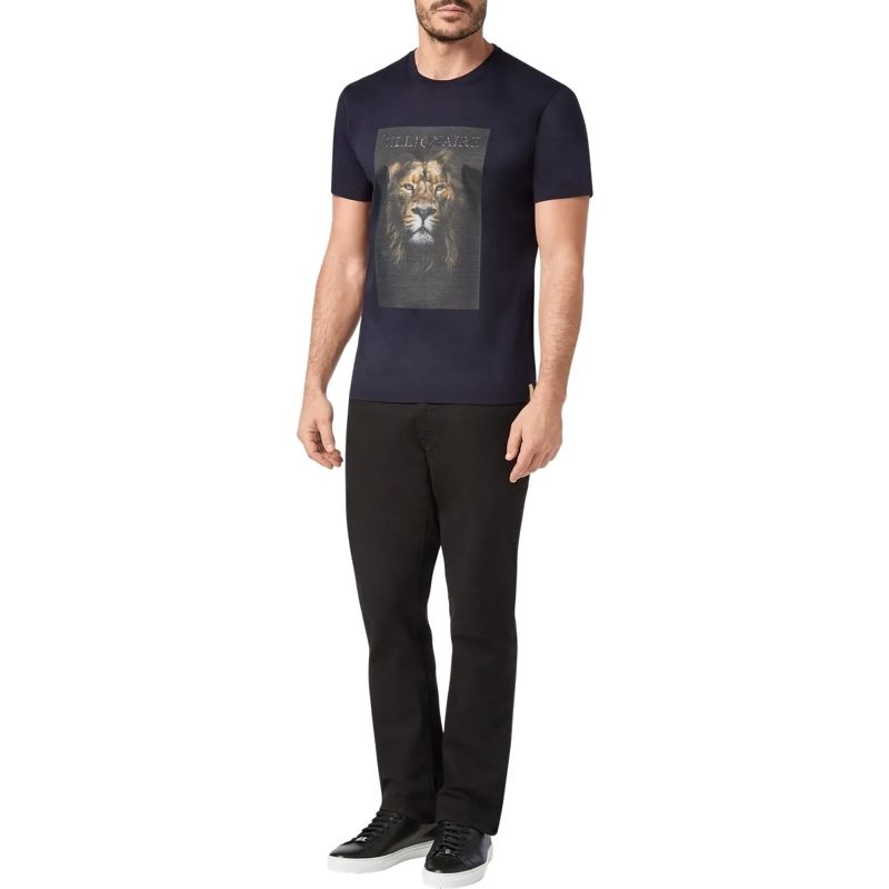 BILLIONAIRE T-Shirt T-Shirt Lion dunkel-blau(Image 3)