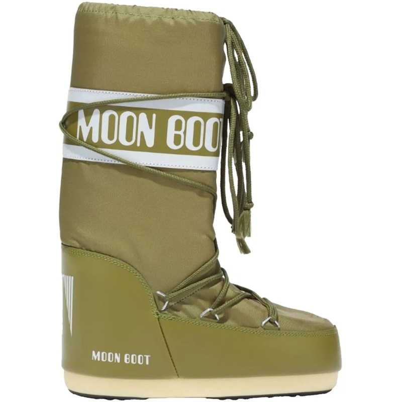 Moonboot Stiefel Moon Boot Mb Icon Nylon Boots Khaki 80d1400440 grün
