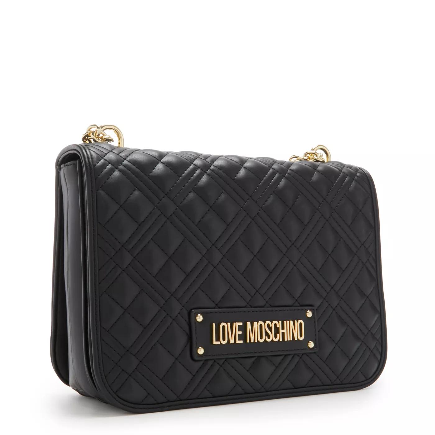 Love Moschino Crossbody bags Quilted Bag Schwarze Handtasche JC40 in zwart