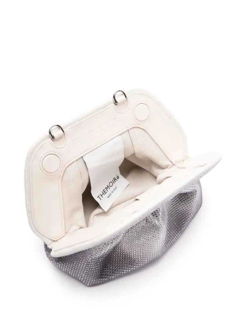 Thumbnail - Themoirè Clutches - Structured Minimalist Bag With Clean Lines And Ref - Gr. unisize - in Weiß - für Damen