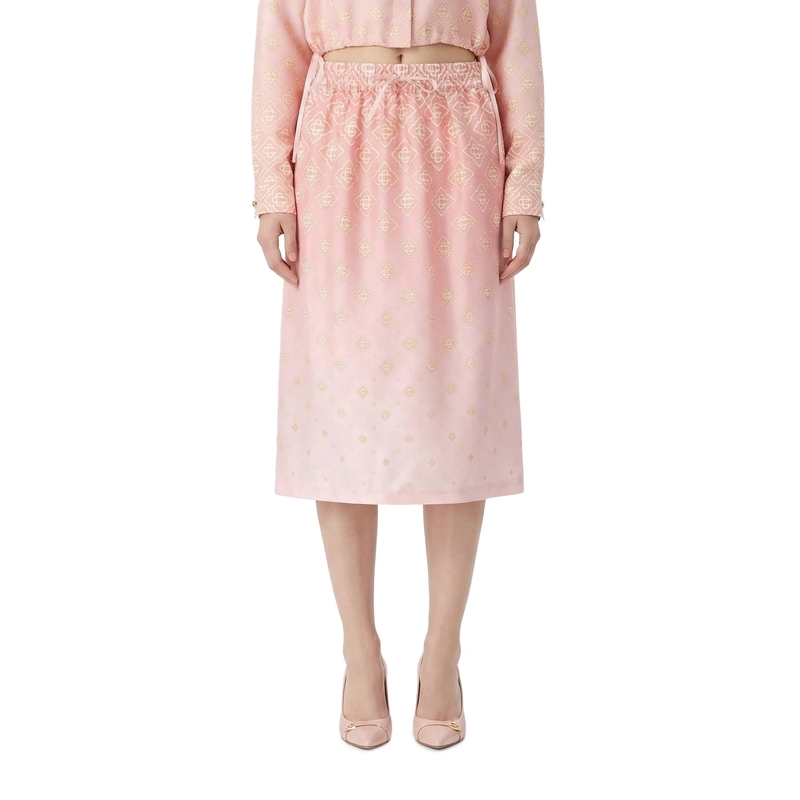 Casablanca Minirock Midirock aus Seide pink(Image 2)