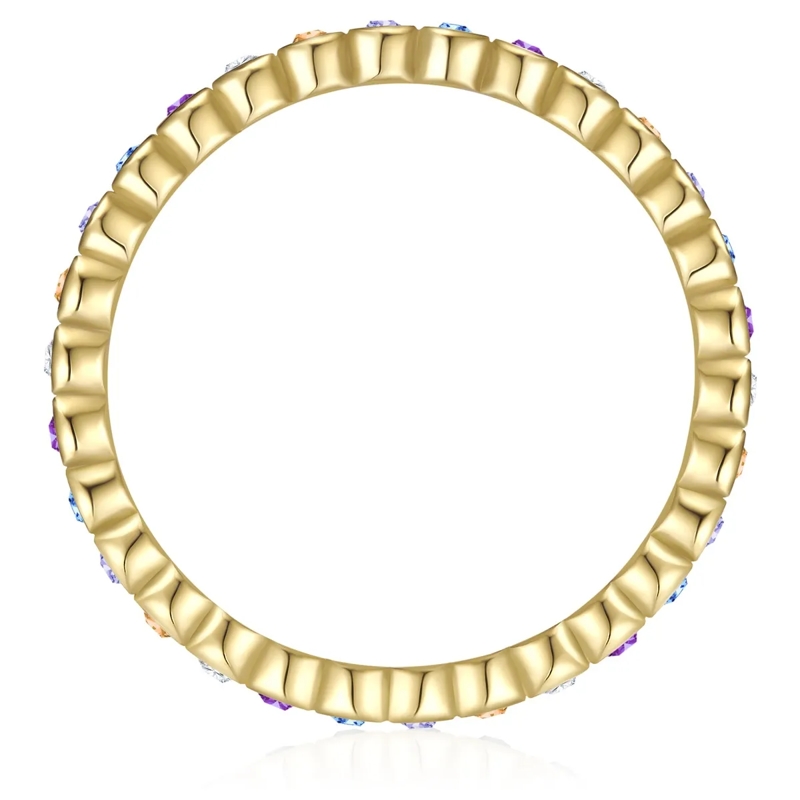 Glanzstücke München Ring Sterling Silber Ring Zirkonia gold(Image 4)