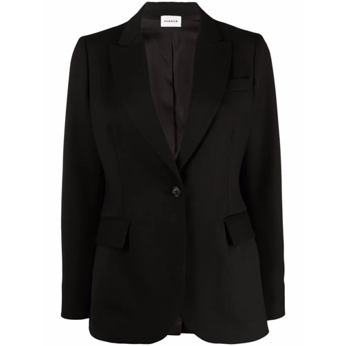 P.A.R.O.S.H. Blazer Black Single Breasted Jacket Black