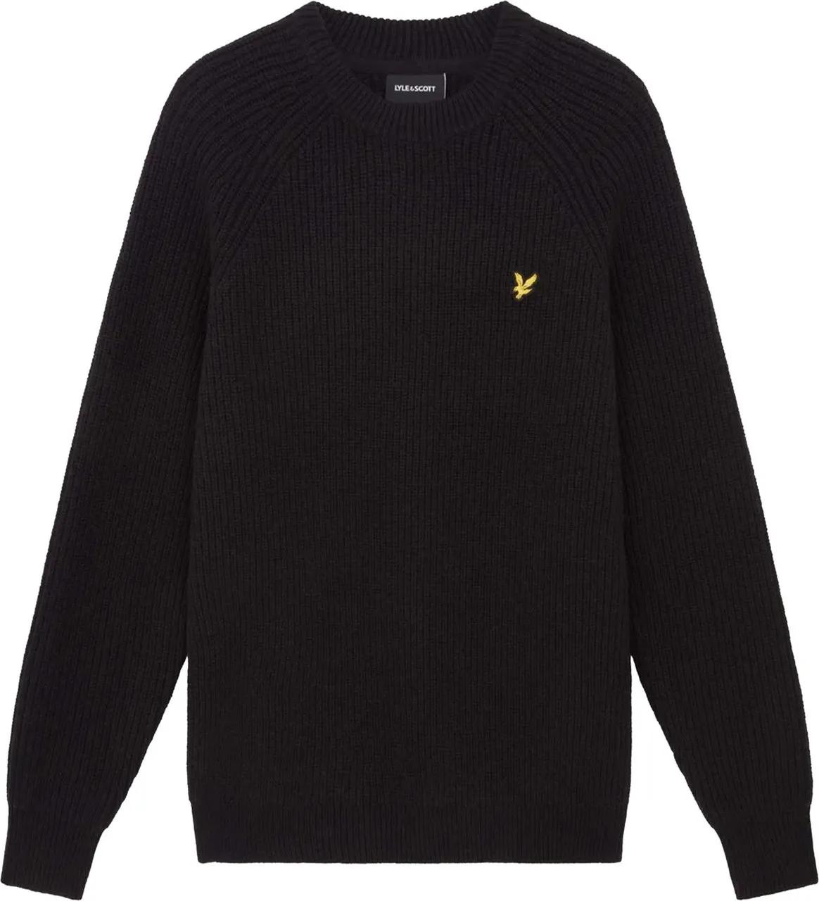 Thumbnail - LYLE & SCOTT - Lyle&scott Truien Zwart Kn1701v Z865 - Größe M - schwarz