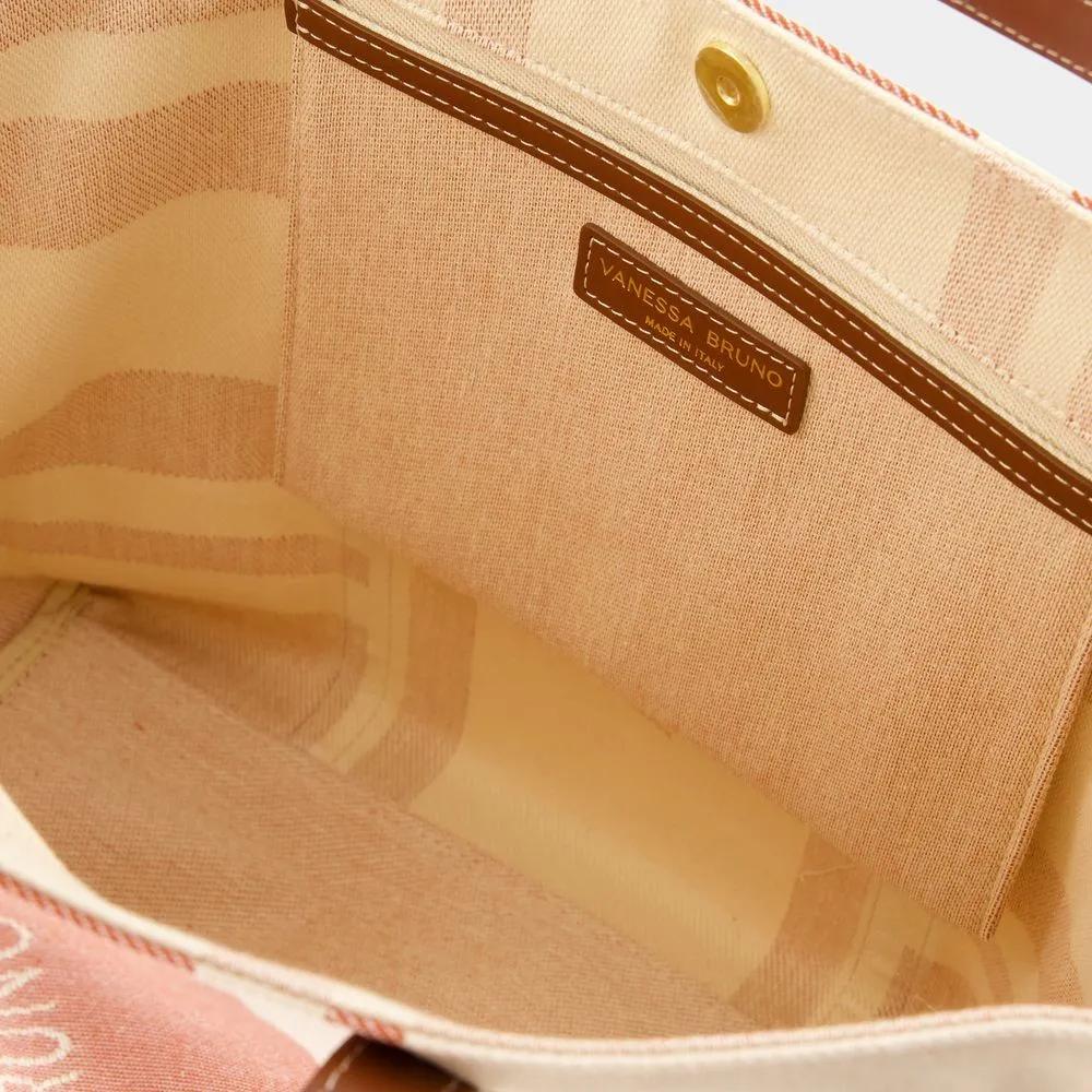 Vanessa Bruno Shoppers & Totes Gm Shopper Bag Cotton Brown in bruin
