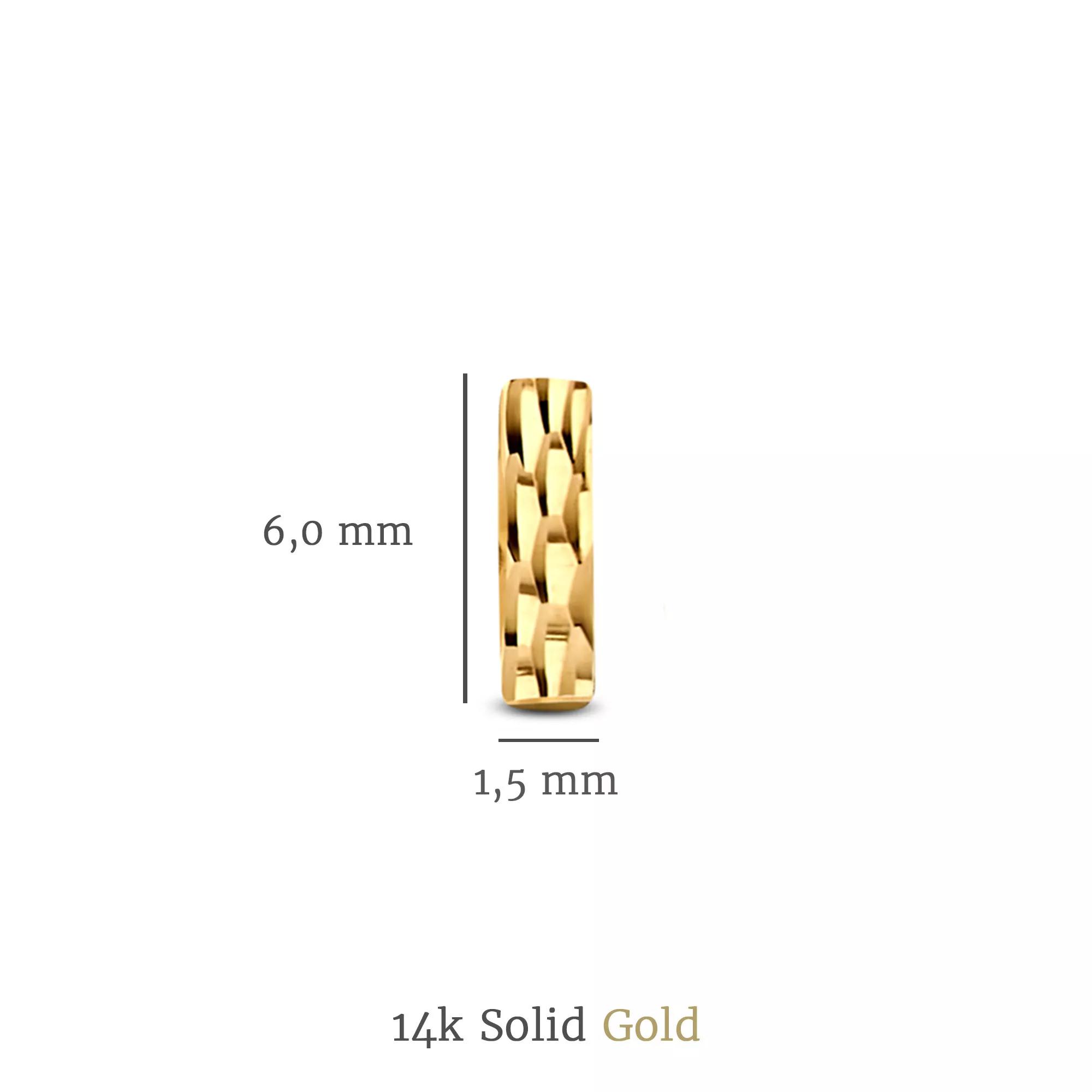 Thumbnail - Isabel Bernard Ohrringe - Rivoli Laura 14 karat stud ear studs - Gr. unisize - in Gold - für Damen