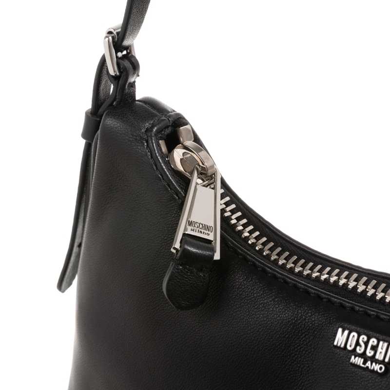 Moschino Hobo Bag Mini Lettering Nero(Image 7)