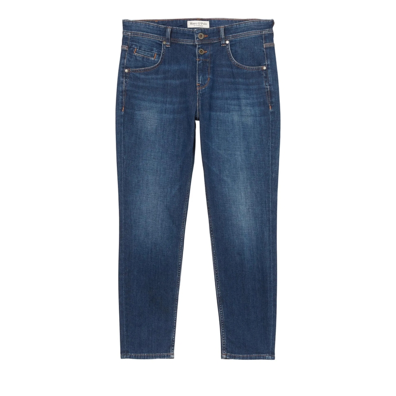 Marc O´Polo Boyfriend-Jeans Denim Trouser, mid waist, boyfriend Cashmere Dark Blue Wash