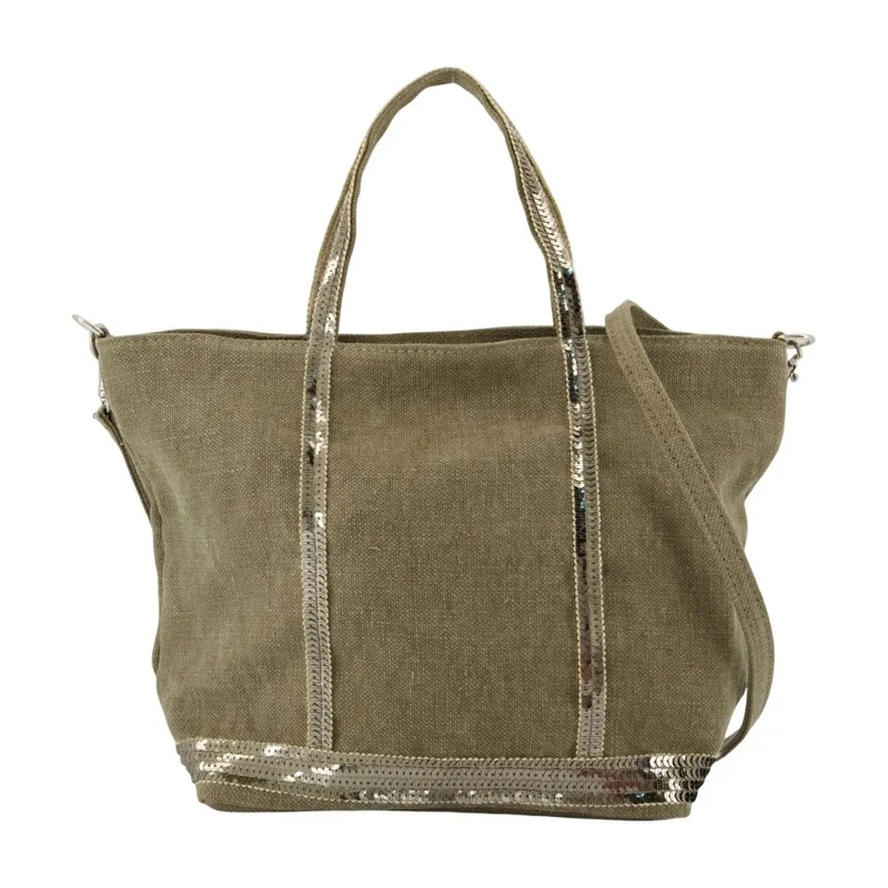 Vanessa Bruno Tote S Shopper Bag - Linen - Khaki Green