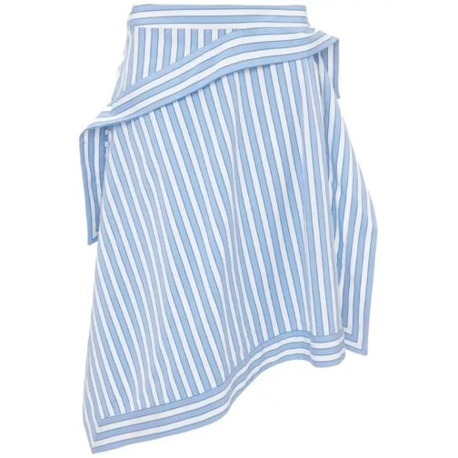 J.W.Anderson Multicolor Striped Mini Skirt Blue 