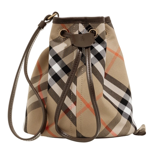 Burberry Essential Drawstring Sand Pochette-väska