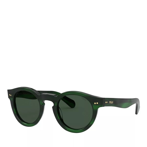 Polo Ralph Lauren 0PH4165 Shiny Green Havana Occhiali da sole