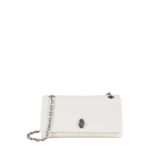 Marc Jacobs Schultertasche Dual Chain Wallet In Soft White Nappa Leather White