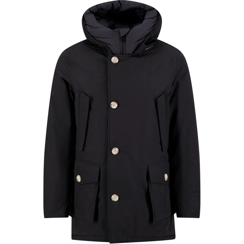 Woolrich Daunenjacke Jas Zwart schwarz