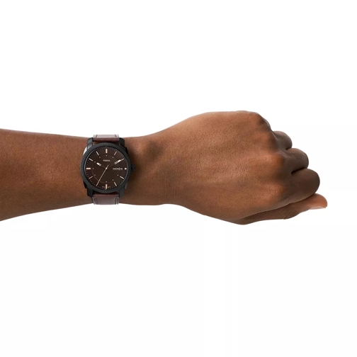 Fossil Montre à quartz Machine Three-Hand Date Eco Leather Watch brown (Image 2)