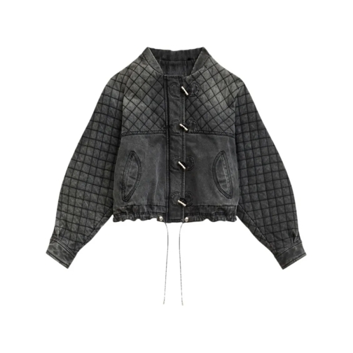 Isabel Marant Celiany Bomber Jacket Grey Bomberjacken