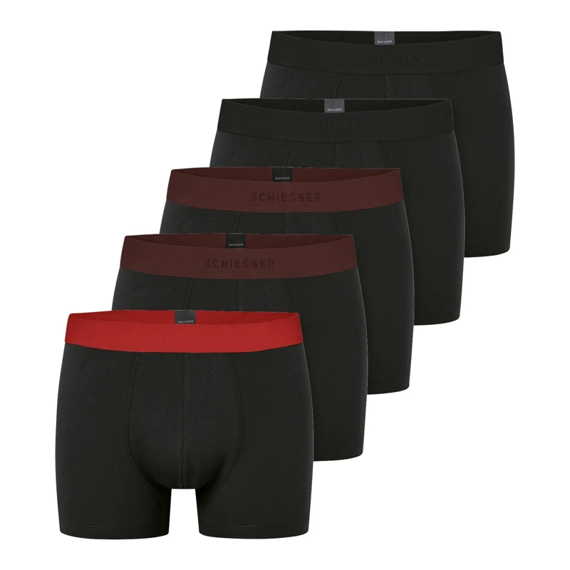 SCHIESSER  5PACK Shorts - 95/5 Multipacks 5er Pack schwarz