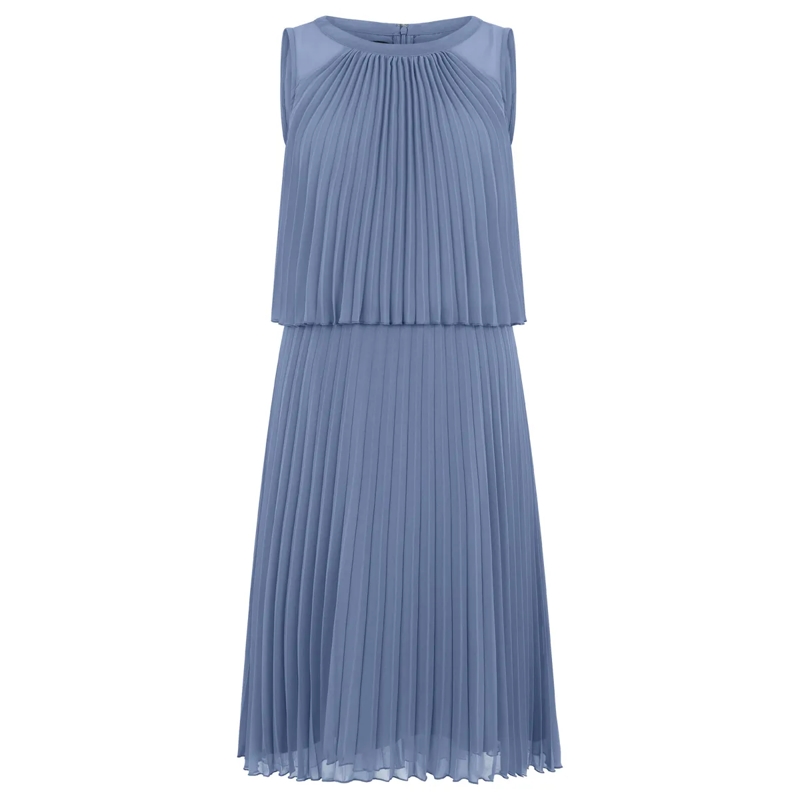 Apart Abendkleid Chiffonkleid hell-blau