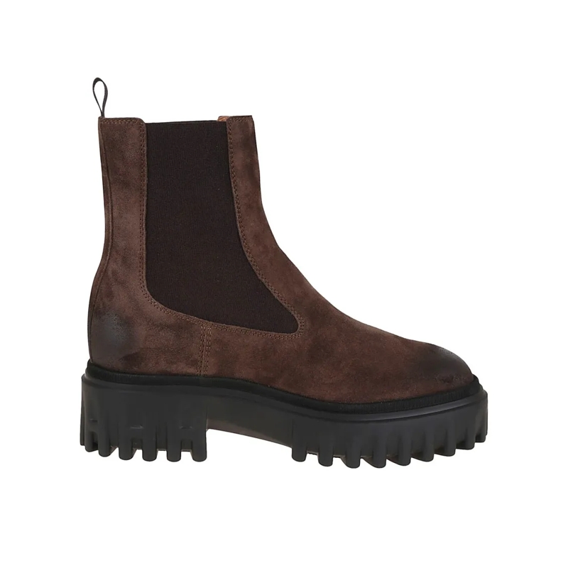 Hogan Bottes Leather Hyperlight Sneakers Brown