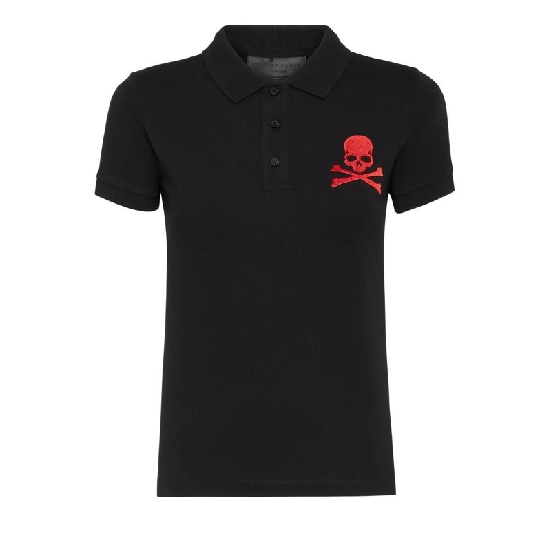 Philipp Plein Poloshirt Poloshirt schwarz