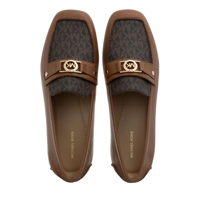 MICHAEL Michael Kors Loafer Mandy Loafer Moc Brn/Luggage(Image 6)