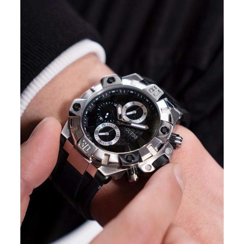 Guess Quarzuhr Quarz-Analoguhr Ignite schwarz(Image 4)