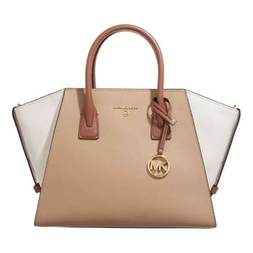 Michael Kors Avril Large Satchel Camel Multi Tote