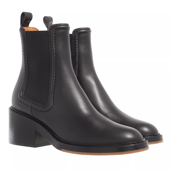 Chloe Beatles Mallo Soft Boots Black Chelsea Boot