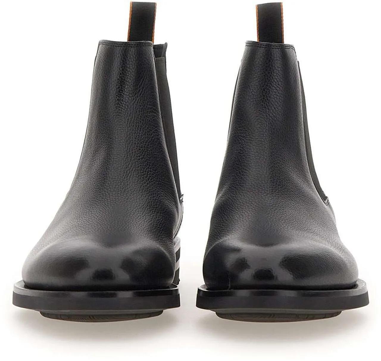 Thumbnail - Santoni Stiefel - Boots Black - Gr. UK_9 - in Weiß - für Damen