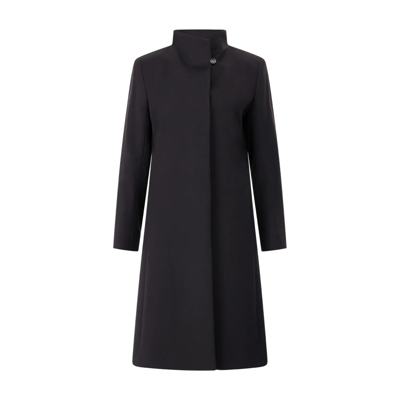 CINZIA ROCCA Manteau d'hiver Mantel aus Schurwolle schwarz