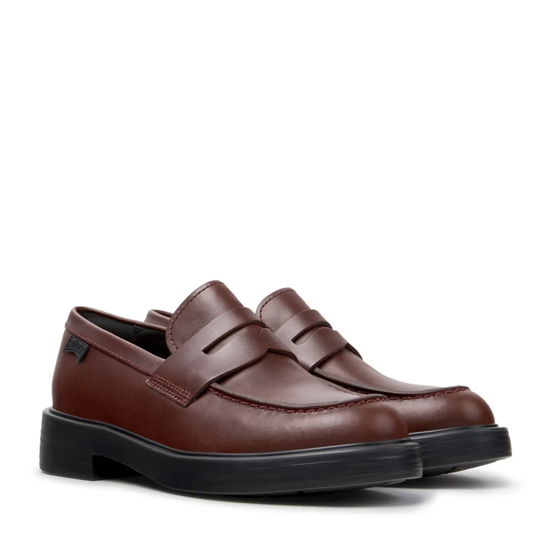 Camper Bootsschuhe Bei Dean, einem zeitlosen Unisex-Stil, trifft Trad burgund(Image 2)