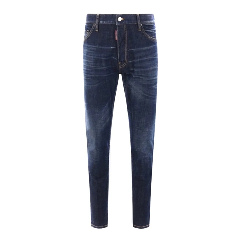 Dsquared2 Jeans Slim-Fit Denim Jeans With Classic Five-Pocket Desi Blue