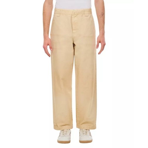 Golden Goose Cotton Chino Skate Trousers Neutrals 